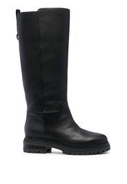 Sergio Rossi mid-calf leather boots - Black