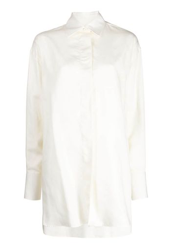 SHANG XIA long-sleeved buttoned shirt - White