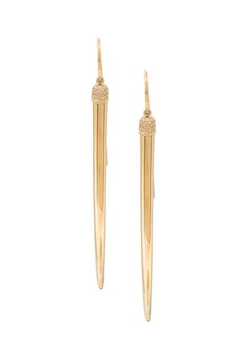 Shaun Leane No.1 diamond long earrings - Gold