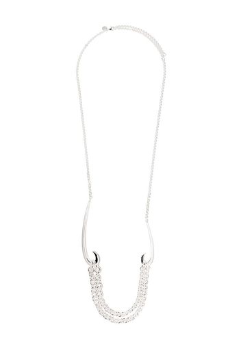 silver multi Hook necklace