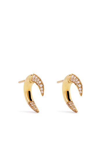 Shaun Leane 18kt yellow gold small Talon diamond earrings