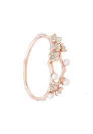 Shaun Leane Cherry Blossom Pearl & Diamond Cuff - Gold