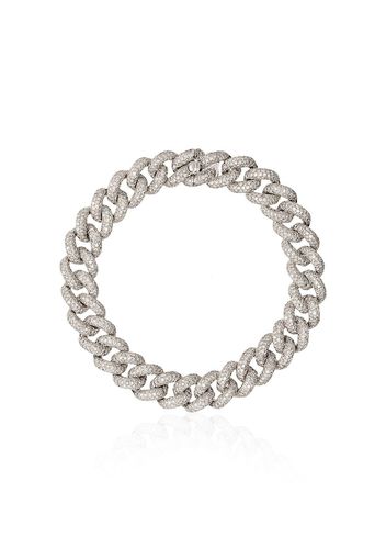 Shay 18kt gold Essential diamond link bracelet - Silver