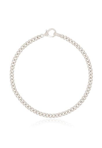 18kt white gold chain-link bracelet