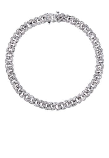 SHAY 18K white gold and diamond pavé bracelet - Silver