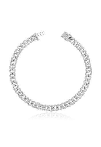 SHAY 18K white gold pavé diamond bracelet - Silver