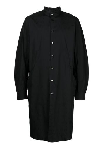 SHIATZY CHEN long high-neck shirt - Black