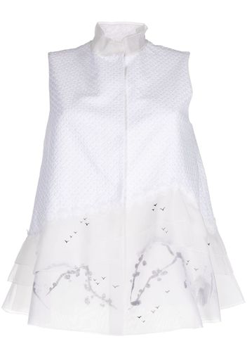 SHIATZY CHEN Renascent Collection button-up vest - White