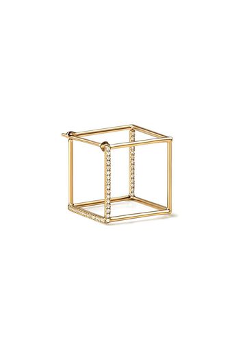 Shihara Diamond Square Earring 15 (02) - Metallic