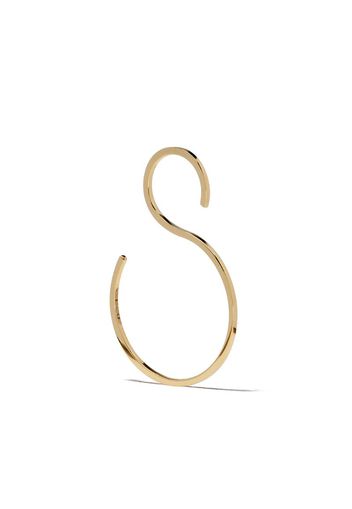 S-shape smooth earring
