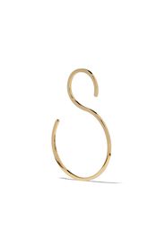 S-shape smooth earring