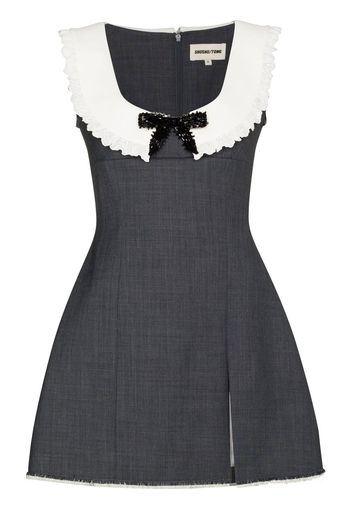 SHUSHU/TONG bow-detail sleeveless dress - Grey