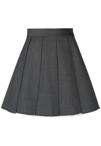 SHUSHU/TONG pleated A-line skirt - Grey