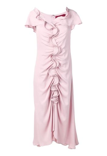 Sies Marjan ruffle flared dress - Pink