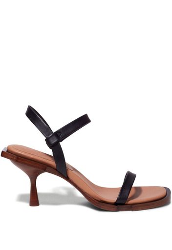 Simkhai Roma heeled leather sandals - Brown