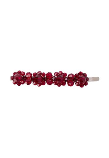 Simone Rocha embellished hair clip - Red