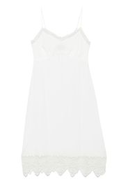 Simone Rocha lace-trim midi dress - White