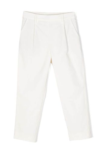 Simonetta pleat-detail tailored trousers - Neutrals