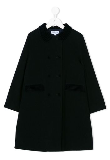 A-line buttoned coat