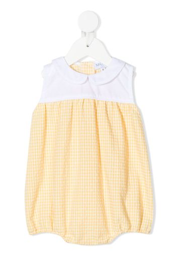 Siola gingham print bodysuit - Yellow