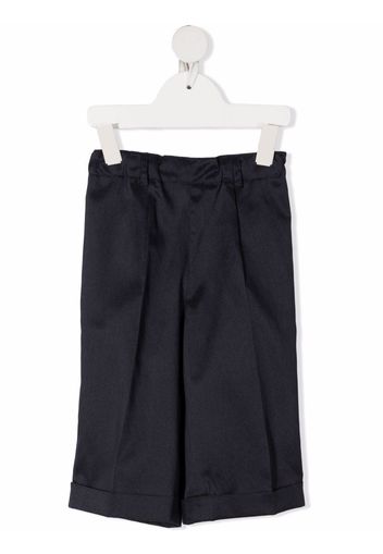 Siola knee-length tailored shorts - Blue