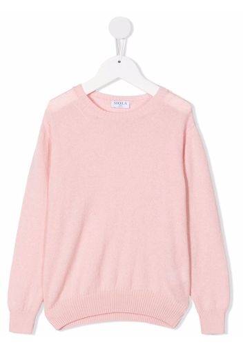 Siola cashmere fine-knit jumper - Pink