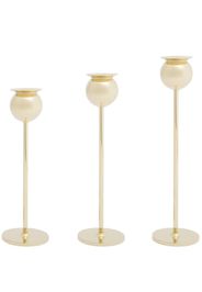 Tulip set of 3 candlesticks