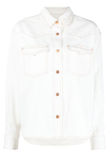 SLVRLAKE button-down denim jacket - Neutrals