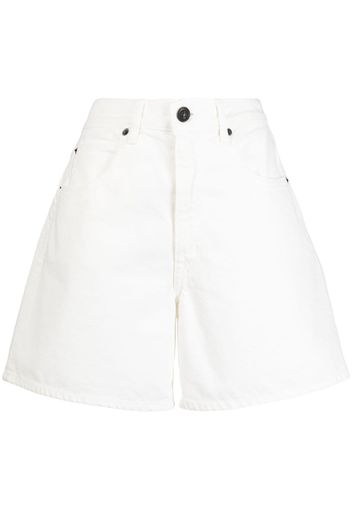 SLVRLAKE thigh-length denim shorts - White