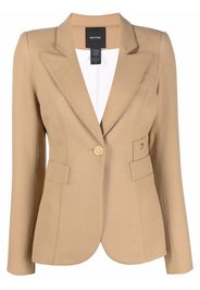 Smythe peak-lapels single-breasted blazer - Brown