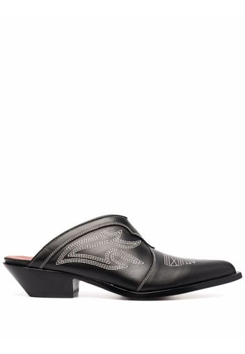 Sonora Tulum western mules - Black