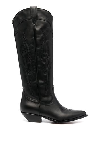 Sonora Santa Fe 35mm cowboy boots - Black