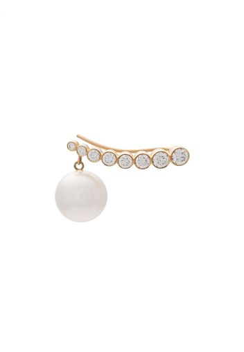 Sophie Bille Brahe Croissant Mer au Sud earring - Metallic