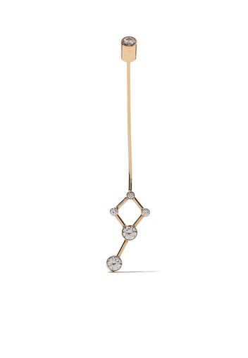 Sophie Bille Brahe 14kt yellow gold Dauphin Etoile diamond earring