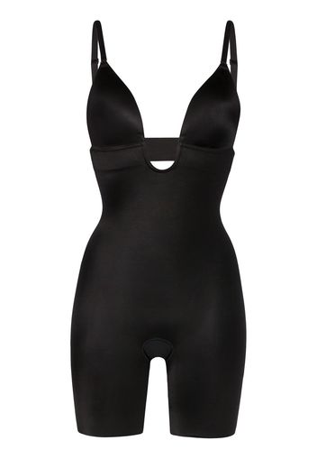 SPANX Suit Your Fancy plunge low-back mid-thigh bodysuit - Black