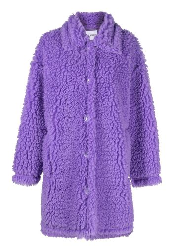 STAND STUDIO Gwen faux-shearling coat - Purple