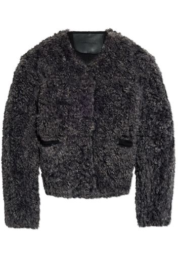 STAND STUDIO Charmaine faux-sur jacket - Grey