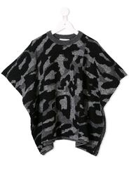 Stella McCartney Kids camouflage knitted top - Grey