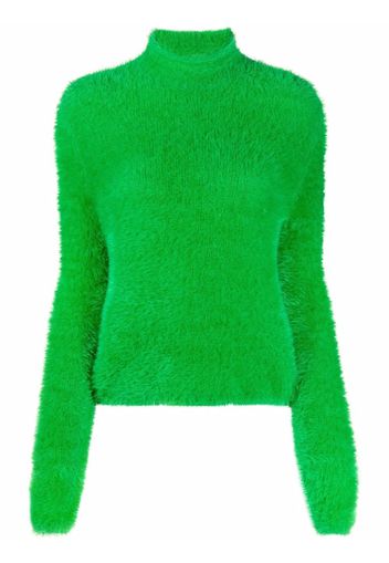 Stella McCartney Fur Free Fur rollneck jumper - Green