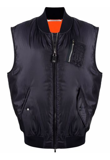 Stella McCartney padded oversize gilet - Blue