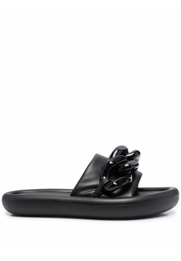 Stella McCartney chain-embellished Air slides - Black