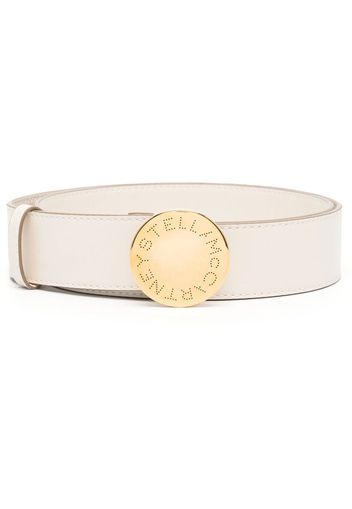 Stella McCartney Stella Logo buckle belt - Neutrals