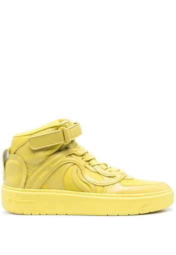 Stella McCartney logo patch faux leather sneakers - Green