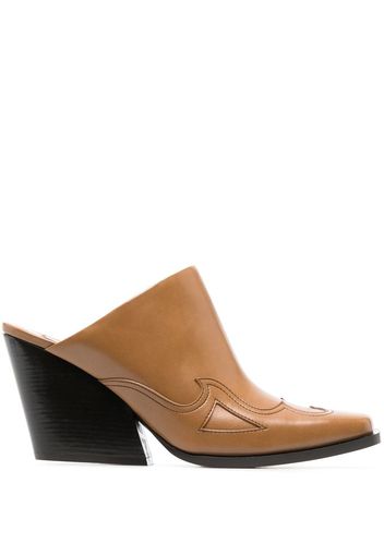 Stella McCartney Cowboy Cloudy 97mm mules - Brown