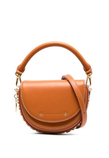 Stella McCartney Frayme chain-detail shoulder bag - Orange