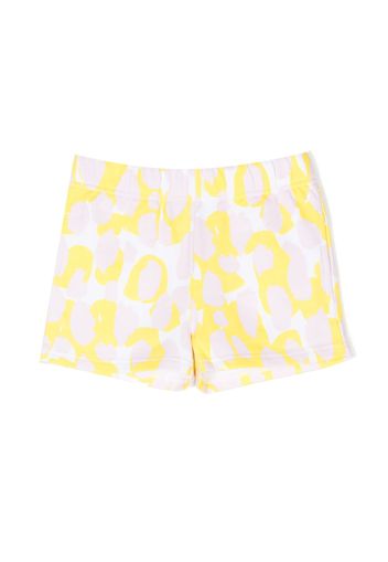 Stella McCartney Kids graphic-print cotton shorts - Pink