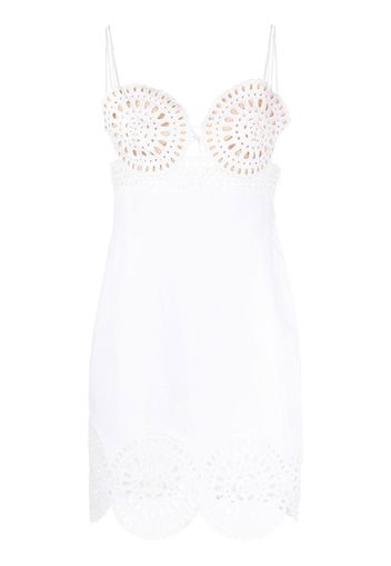 Stella McCartney cut-out detail dress - White