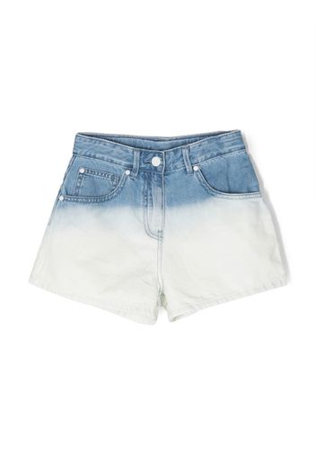 Stella McCartney Kids two-tone denim shorts - Blue