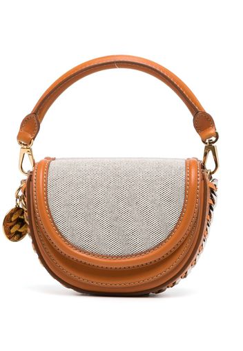 Stella McCartney Frayme Ryder leather shoulder bag - Orange