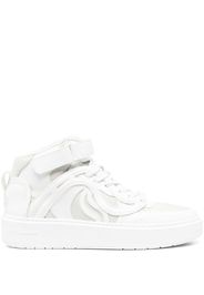 Stella McCartney logo patch faux leather sneakers - White